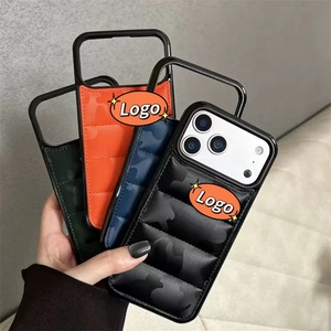 Coque de téléphone <span class=keywords><strong>portable</strong></span> de luxe en gros, nouveau design créatif, style North Face, pour iPhone 17 16 15, Housse de téléphone motif vêtements d'hiver 13 14 Pro Max - Product Image 2