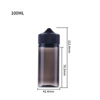 Bouteille compte-gouttes en plastique PET transparente, résistante aux enfants, type Hubby Gorill unicorn, 10ML/15ML/30ML/50ML/60ML/70ML/100ML/120ML