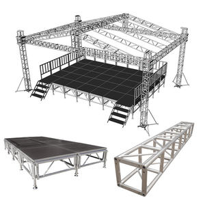 TENTCHO Eventbühne für Veranstaltungen – Veranstaltungssystem mit Dachträgern, <span class=keywords><strong>Display</strong></span> für Events, Konzert-<span class=keywords><strong>LED</strong></span>-Bildschirmständer, Aluminium-Traversenbühne - Product Image 4
