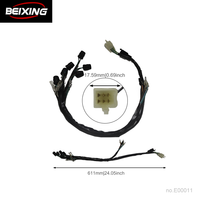 Faisceau de câblage de voiture personnalisé E00011 connecteur de transmission voiture Fakra connecteur femelle Mini Fakra câble unique
