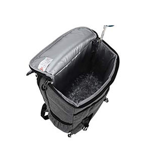 กระเป๋าเป้หุ้มฉนวนสองชั้น,พร้อมช่องใส่แล็ปท็อปถุงเก็บความเย็นอาหารกลางวันกันรั่วนุ่มขนาดใหญ่ - Product Image 2