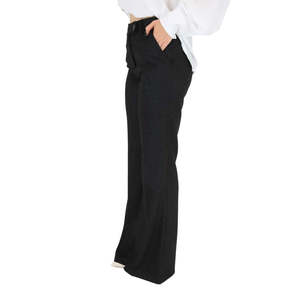 Pantalon pour femme 53538805 Camel, longueur mi-mollet, coupe large - Product Image 2