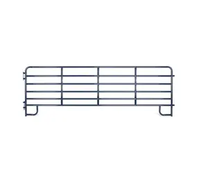 Panel pagar logam halaman ternak, panjang 1.8x2.1m stabil untuk dijual