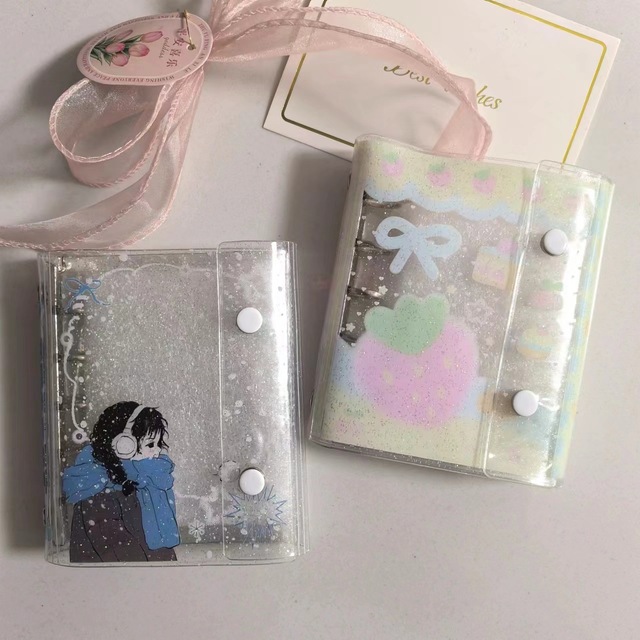Wholesale Supply of Xuhao Music Girl Strawberry PVC Diary Ledger Loose-Leaf Book with Digital Printing and Ins Hand Design