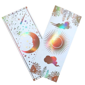 Custom DIY Reusable Cartoon Style Page Marker Tags High Quality Logo Design Promotional Use Paper Bookmarks Custom Color UV