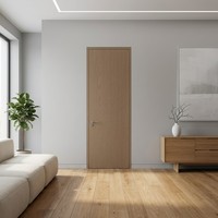 Porte intérieure TH50 en aluminium et bois, feuille de porte de 50 mm remplie de graphène, cadre en alliage d'aluminium, insonorisée et étanche pour chambre à coucher, hôtel, appartement