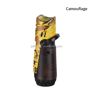 Briquet torche portable JOFI à 3 jets, coupe-vent, rechargeable au gaz butane, poinçon à cigares, accessoires pour fumeurs - Product Image 4
