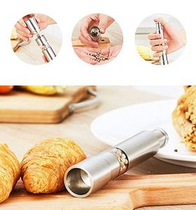 Molino de Sal y Pimienta de Acero Inoxidable de Primera Calidad, Suministro de Fábrica, Juego de Molinillos de Sal y Pimienta de Acero Inoxidable - Product Image 6