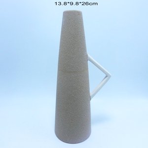 Floreros de cerámica con curvas italianas modernas antiguas, jarrón de mesa decorativo, porcelana blanca <span class=keywords><strong>Celia</strong></span> para decoración del hogar - Product Image 3