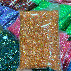 Nhà Máy Bán AB <span class=keywords><strong>Bling</strong></span> Flat Back Orange Resin Nail Rhinestone Tất Cả Các Kích Thước Cho Phụ Kiện Tự Làm - Product Image 2
