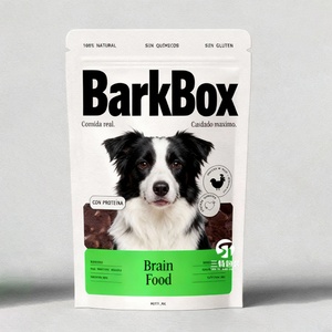 Custom Kraft Paper Stand-Up Pouch with Zipper Eco-Friendly Moisture Proof Dog Cat Food <b>Packaging</b> <b>Bag</b> Digital Printing - Product Image 2