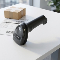 Lecteur de codes-barres sans fil DS2278 2D, scanner de codes QR portable avec station de charge USB pour la vente au détail et les points de vente