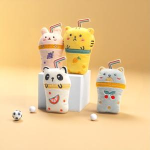 Nouveau jouet en peluche pour chat en forme de petit animal de dessin animé, résistant aux morsures et aux griffures, pour usage intérieur, jouet d'auto-entretenissement pour chat, fournitures pour animaux de compagnie - Product Image 3