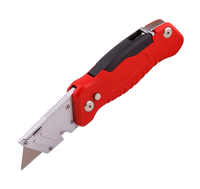Couteau utilitaire pliant en aluminium robuste Peaktop avec tournevis