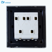 F1.3 Gris Blanco Tel Venta al por mayor PC Material Enchufe de bajo voltaje 1 Gang TV Datos Sat Socket Rj45 Enchufe de pared