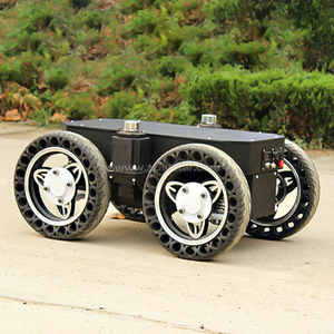 Châssis de robot intelligent à 4 roues AVT-W9D avec pneus en caoutchouc massif, direction différentielle et rapport de réduction <span class=keywords><strong>super</strong></span> élevé - Product Image 4