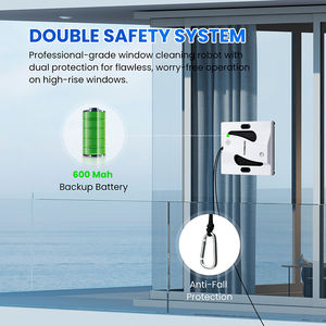 Robot Inteligente para Limpieza de <span class=keywords><strong>Ventanas</strong></span>, Aspiradora Inalámbrica para Vidrios, Robot Automático para Limpieza de <span class=keywords><strong>Ventanas</strong></span>, para Uso Doméstico en Interiores y Exteriores - Product Image 2