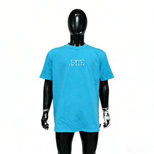 T-shirt surdimensionné pour homme en coton 100% de haute qualité, imprimé en sérigraphie, respirant et écologique - Product Image 1