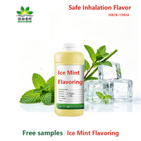 Arôme Menthe Glacée, Matière Première Alimentaire, Parfum Inhalable Sûr, Sans Nicotine, Arôme de Fumée Riche, Huile Essentielle Liquide pour Tabac