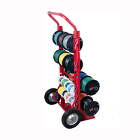 JH-Mech Roulettes de chariot de fil électrique faciles à déplacer Distributeur de bobine de câble en métal de chariot de bobine de capacité de 300 livres