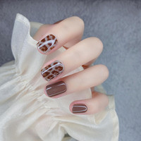 Nouvelle conception, vente en gros, ongles pressés en ABS de haute qualité, faux ongles, couverture complète des doigts, pré-conçus, respectueux de l'environnement, art des ongles