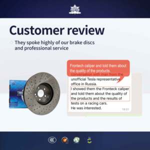 ดิสก์เบรกแบบสปอร์ตมีร่องและสเปคสำหรับฮอนด้าซีวิคประเภท R อะคอร์ปรับเปลี่ยนโรเตอร์ - Product Image 5