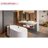 Ensemble de meubles d'hôtel, mobilier d'hôtel moderne de luxe 5 étoiles, ensemble de chambre à coucher sur mesure pour projets hôteliers