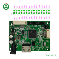 Einzelner HDMI-Eingang LCD LVDS Monitor-Steuerplatine Auflösung bis zu 1920x1080 und Auflösungsanpassung über Kurzdraht