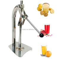 LM01 Robuuste RVS Handmatige Citroen- en Limoensapcentrifuge met Klem, Vaatwasserbestendig, Fruit- en Groentegereedschap