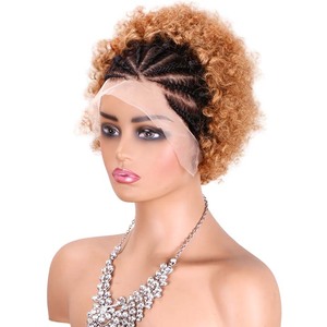 <span class=keywords><strong>Precio</strong></span> de Fábrica para Peluca de Cabello Humano Virgen Brasileño Pre-Arrancado para Mujeres Negras Pequeñas, 100% HD Lace Front - Product Image 1