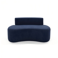 Juego de Sofá de 3 Plazas Y03 en Corduroy, Sofá Cama Semicircular Convertible con Diseño Ajustable para Espacios Pequeños