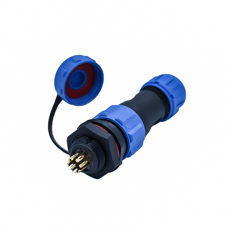 IP68 Waterproof Power Connector SP13 SP21 SP17 9 Pin Plug Connector