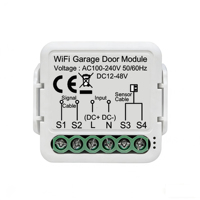 Modul Saklar Pintu Garasi WiFi DC 12V-48V, Pembuka Gerbang Pintar