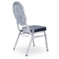 Chaise de banquet empilable en métal de style marocain, populaire pour les mariages, événements, hôtels et salles à manger (vente en gros)