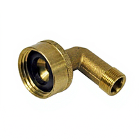 Adaptateur de robinet de lave-vaisselle en laiton, droit, basse pression, NPT, résistant à la corrosion, poli, connecteur de robinet, modèle AOL-115