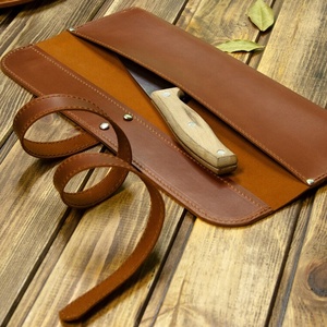 Funda para Navaja de Diseño Vintage, Hecha a Mano, de Cuero Genuino de Alta Calidad - Product Image 3