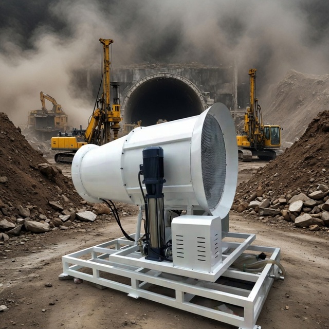 100m Sanitation Fog Cannon Urban Full Area Dust Reduction Municipal Equipment