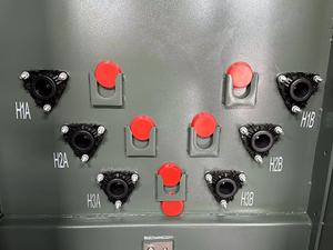 หม้อแปลงไฟฟ้าแบบกำหนดเอง 1 เครื่อง 1250 KVA 34500v เป็น 480/277v แบบติดตั้งบนแท่นพร้อมระบบจ่ายไฟแบบวงจร - Product Image 4
