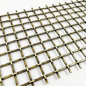 <span class=keywords><strong>ตู้</strong></span>แขวนผนังม่านโลหะเก่ามีรูเอียงลวดตาข่ายทองแดงสแตนเลส - Product Image 2