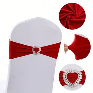 Lazos de Spandex Elásticos con Hebilla para Cubiertas de Sillas, Lazos Elásticos para Decoración de Eventos, Banquetes y Bodas - Product Image 3