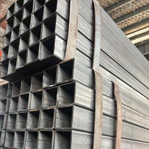 Черная сталь SHS RHS Bar ASTM A500 A36 Q235 Q345 20x20 50x50 100x100 мм <span class=keywords><strong>ERW</strong></span> коробка полая квадратная труба прямоугольная труба - Product Image 1