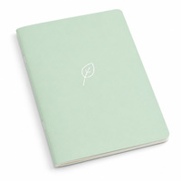Carnet A5 personnalisé à couverture souple en cuir PU, pages lignées couleur pastel, idéal pour l'écriture des étudiants