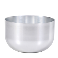 Cup-in-Cup Anpassbare Farbe Rosa Metallic Silber Aluminium 22oz/600ml Umweltfreundliche Glänzende Matte Luxus Leere Große Kerzenhalter