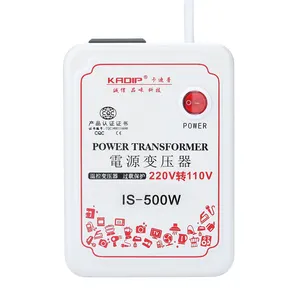 500W電源トランス220vから110vへの電圧コンバーター50Hz/60Hz