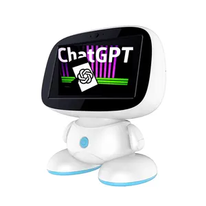 Chat GPT Education juguete inteligente robot inteligente con control de voz y sensor táctil cantando bailando repetir
