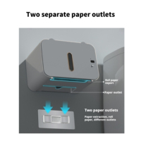 Dispensador de Toallas de Papel Automático Sin Contacto de Grado Comercial YEETE, de Acero Inoxidable, Resistente, para Montar en la Pared, para Cocina y Baño