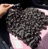 Harga Pabrik Rambut Keriting India Mentah, Bundel Rambut Manusia Mentah, Vendor Bundel Rambut Mentah, Bundel Rambut Keriting Mentah, Rambut Keriting Mentah Grosir