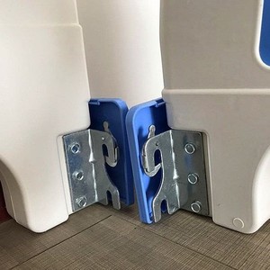 Nursing <b>Bed</b> Guardrail ABS Blue Hospital <b>Bed</b> Headboard Footboard <b>Easy</b> Installation - Product Image 3