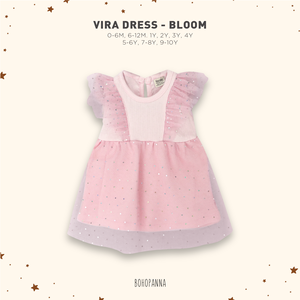 Vestido de Princesa para Niñas, Vestido de Tul con Volantes sin Mangas, Vestido de Fiesta de Algodón y Malla para Bebés y Niñas Pequeñas, Bohopanna - Product Image 2