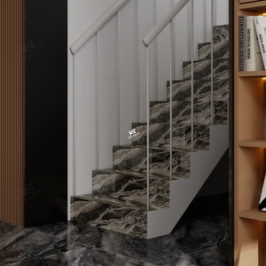 Baldosas de Porcelana Esmaltada para <span class=keywords><strong>Piso</strong></span>, Estilo Mármol, Gris Dorado, Antideslizantes, de Lujo para Interiores, Resistentes al Agua, 470x1200mm - Product Image 6